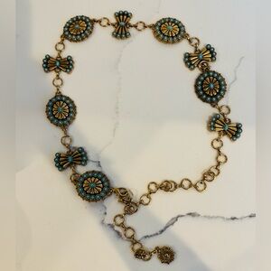 Gold and Turquoise Belt